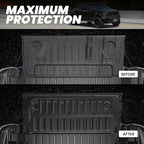 LASFIT Tailgate Mat for Ford Ranger 2025 2024 Truck Tailgate Liner All Weather Protector TPE Durable Tailgate Cover Easy to Install Remove Clean