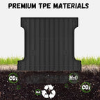Truck Bed Mat Fit 2015-2026 Ford F150 & Lightning 5.5FT Bed (Not Fit 6.5FT/8FT Bed), TPE All Weather Truck Bed Liner Cargo Liner F150/Lightning Accessories