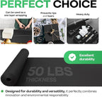 Black Kraft Paper Roll 24" x 2160" (180 feet) - USA-Made Quality Black Paper 50lb Thickness for Packing, Moving, Shipping & Crafts/Arts - 100% Recyclable Natural Wrap Material by IDL Packaging