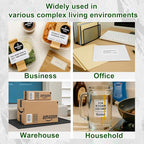 Multi-Purpose White Thermal Labels - 10 Rolls (with RFID Chip) for Dymo 30334 (2-1/4" x 1-1/4") Compatible with Dymo LabelWriter 550 Printers - 1000 Labels per Roll.