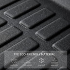 KELCSEECS Floor Mats & Cargo Liner Custom for Ford Mustang 2015-2026(NOT for Mustang Mach-E,Cargo Liner with Subwoofer),All Weather Protection Anti-Slip TPE Liners Full Set Mustang Accessories Black