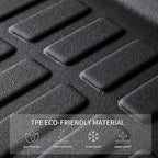 KELCSEECS® Floor Mats Custom for Subaru WRX& WRX STi 2021 2020 2019 2018 2016 2015 All Weather Protection TPE Heavy Duty Non-Slip Floor Liners Fits Front& 2nd Row Full Set Accessories, Black