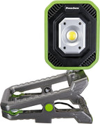 PowerSmith LED Clamp Work Light 3000 Lumen Clip On Rechargeable Light Powered with120V AC or Rechargeable Battery