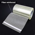 BOMEI PACK Wide Heavy Duty Fiberglass Filament Reinforced Packing Tape 8inch, 60yds x 5.5mil