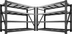 Bepatio 11000LBS Garage Shelving Heavy Duty Storage Shelves Adjustable 4-Tier Metal Shelving Uints Heavy Duty Industrial Shelves for Garage, Warehouse Basement Storage Room 24" D × 60" W × 72" H