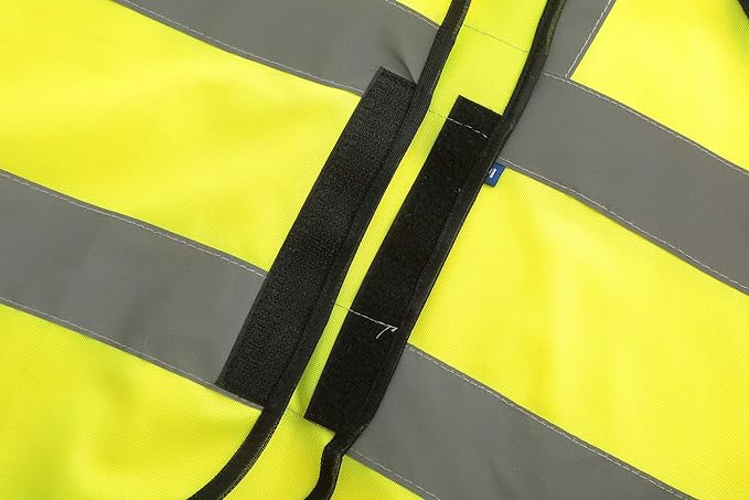AYKRM 12 colour High visibility viz vest hi vis viz reflective work construction safety vest (XS-8XL)