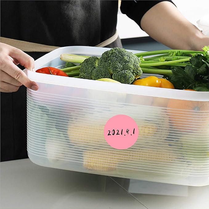 PARLAIM 3 Inch Round Color-Code Dot Stickers, 500 Color Coding Circle Labels per Roll Dispenser Box for Inventory, Pink