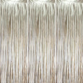 3 Pack 3.3 x 8.2 ft Matte Champagne Foil Fringe Backdrop Curtains, Gold Tinsel Streamers Party Decorations, Fringe Backdrop, Door Shimmer for Graduation, New Years Eve, Birthday Party