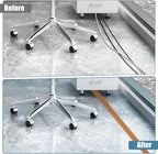 Floor Cord Covers for Wires 10FT Cable Hider Wire Cover Self Adhesive Cord Hider Floor for Offices, Homes, Workshops, Warehouses Cable Cavity 0.39" W x 0.27" H
