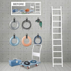 Extension Cord Organizer(8 Pack), Extension Cord Holder for Garage Organization and Storage, Heavy Duty Storage Straps for Cables, Hoses and Ropes, with Triangle Buckle for Hanging, Design Patent