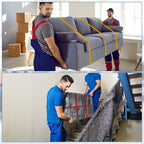 24 Pcs Extra Large 42" 36" 30" 25" Moving Rubber Bands for Furniture Elastic Variety Heavy Duty Moving Bands for Mover Pallets Blankets Boxes Packing Supplies, 4 Assorted Colors