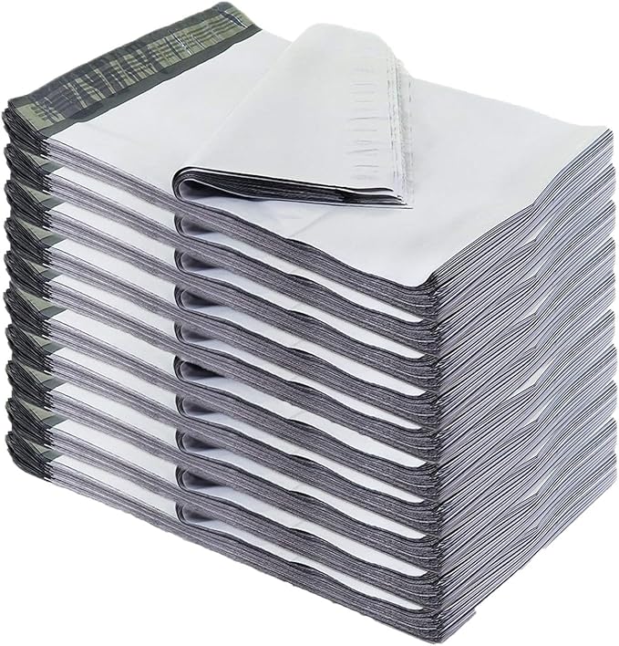 iMBAPrice Poly Mailers 14.5x19 Inch, 1000-Pack – Large #6 White Shipping Bags for Clothing, Strong Self-Seal Adhesive Envelopes, Waterproof Packaging Bags for Small Business