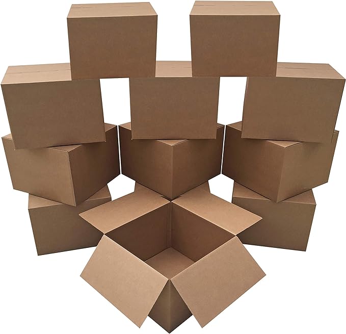 UBOXES Large Moving Boxes 20" x 20" x 15" (Pack of 12)