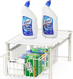 Simple Houseware Stackable Basket Drawer, White