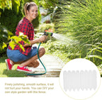 Plastic Garden Lawn Fence Temporary Border Panel for Landscape Edging and Ornamental Garden Bed Decoration