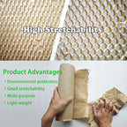 Honeycomb Packing Paper 12" W x 120' L Packing Paper for Moving Products & Gifts Honeycomb Wrapping Paper Recyclable and Biodegradable Cushioning Packing Material with 20 Fragile Stickers