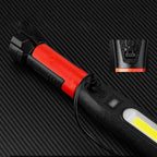Magnetic Work Light Bar - Cordless, Rechargeable, 3-Mode LED, Waterproof - Under Hood Mechanic Light for Mechanic, Car Repairing, Garage, Workshops, Shelves, Vehicles