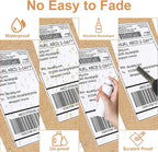 4x6 Direct Thermal Labels - Fanfold with Perforations - Permanent Adhesive - 2 Stack 1000 Labels