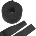 MECCANIXITY Braided Cable Sleeves Heat Shrinkable Fabric Sleeving, 1 3/8" 16ft Black 2:1 Ratio Heat Shrinkable Cord Protector for Harness Cable, Network Cable Protection, Cable Management