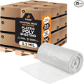 Xpose Safety Clear Plastic Sheeting (Bulk Half Pallet 25 Pack) – 12' x 100' Rolls – Heavy Duty 5.2 Mil Poly Sheet – Waterproof, Dustproof, Vapor Barrier – for Construction, Painting, Industrial Use