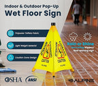 Pop-Up Wet Floor Warning Sign by Alpine