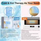 Ice Packs, Ice Packs for Injuries Reusable, Cold Packs for Injuries, with Wrap, Flexible Therapy, Soft Gel Pack, Cold Compress for Pain Relief, Blue