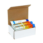 Box USA BMLR5 4 3/8"L x 4 3/8"W x 2 1/2"H, White (Pack of 50)