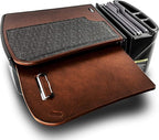 AutoExec GripMaster Car Desk for Your Vehicle Workstation and Mobile Office, Mahogany with 400 watt Power Inverter