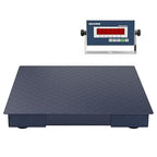 24"x24" Heavy-Duty Floor Scale, Precision Pallet Weighing with Digital Indicator for Warehouse Shipping (2500 lb x 0.5 lb), Navy