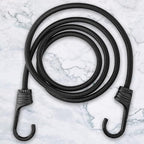 ZHOUBIN 60 Inch Black Bungee Cords with Hooks Heavy Duty, 2 Pack