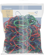 Upgrade Rubber Bands, Assorted Sizes & Colors, 1 lb 20-Pack Case, USA