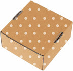 Green Recyclable Cardboard Small Gift Mailer Boxes for Shipping Packaging Craft Gifts Giving Products (Brown, 4 x 4 x 2 Inch)