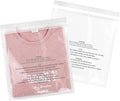 iMailer - 500 Pcs - 9" x 12", Suffocation Warning Self Seal Clear Plastic Poly Bags 1.6 Mil for A4, Letter Sized Documents, Marketing Materials, Clothes-Permanent Glue