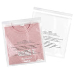iMailer - 100 Pcs - 9" x 12", Clear Poly Bags with Suffocation Warning Self Seal 1.6 Mil for A4, Letter Sized Documents, Marketing Materials, Clothes-Permanent Glue