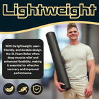 Fitizen Foam Roller – Muscle Massage Rehab Stiff Back Pain Physical Therapy Deep Tissue Firm Exercise Equipment Home Gym Stress Yoga Pilates for The Fit Citizen by FitNation