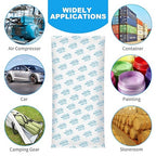 Large Desiccant Packs, 1000 Gram 4 Packs Container Desiccant, Silica Gel Car Dehumidifier by Reusable, Large Moisture Absorbers for Electric Tool, Basement, 3D Filaments and Safes