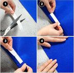 Preboun 3.9 x 60 ft Carpet Runner for Party Felt Runway Rug Runner Rug with Carpet Tape for Halloween Wedding Christmas Xmas Thanksgiving Outdoor Accessories Wedding Party Hallway(Royal Blue)