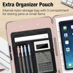 Sooez Toughest Clipboard with Storage, Internal Pen Pouch Included, Letter/ A4 Size, Shockproof Heavy Duty Plastic Clip Boards 8.5x11”, High Capacity Clipboards Box Case for Contractor Trucker Driver