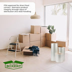 The Boxery Shrink Wrap Film 20" x 31500” (2625’) Heat Wrap POF Centerfold - Polyolefin 100 Gauge - Industrial Grade Heat Shrinkable Film for Packaging - Small Business, Toys, Books, and Much More.