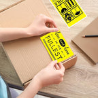3x5 Inch Thermal Label Stickers,300Pcs Waterproof Rectangle Labels for Storage Bins,Moving Boxes,Address & Inventory Organization,Small Business Labeling,Yellow