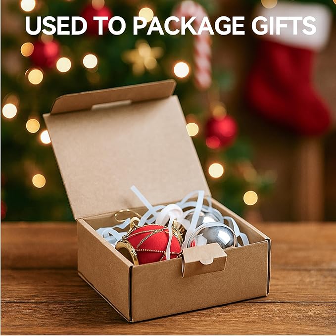 Small Shipping Boxes 3.5x2.2x1.6 Inches, 25-Pack Brown Corrugated Cardboard Boxes for Mailing, Storing, Gift Packaging