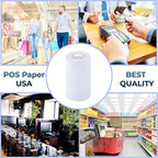 4" x 80' Premium Heavy Thermal Paper (36 Rolls/Case) - BPA Free