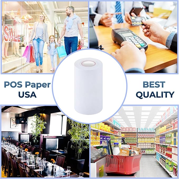 4" x 80' Premium Heavy Thermal Paper (36 Rolls/Case) - BPA Free