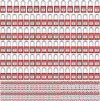 Lockout Tagout Locks, Safety Padlock, Loto Locks Keyed Differently Lock Out Tag Out 100 pcs Safety Padlocks Plastic with 100 Lockout TagOut Tags Red