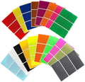 Royal Green Rectangular Stickers Color-Coding Labels for Organizing, Moving, and Storage Boxes 4" x 2" Stickers to Write On Name Tags,54-Pack (18 Assorted Colors)