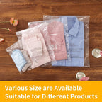 iMailer - 1000 Count - 10" x 13" Clear Poly Bags with Suffocation Warning Bags for Prints, Photos, Documents, Clothing, T-Shirt - Resealable Adhesive
