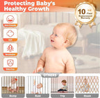 120" Extra Wide Retractable Baby Gates Dog Gate, Long Mesh Gate Pet Gate for Large Opening, 34" Extra Tall Child Safety Gate with Reinforced Strips for Stairs Hallways Doorways Deck Indoor Outdoor