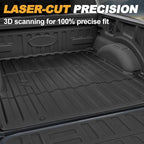 Truck Bed Mat for Ford F150 2015-2025, All Weather Trunk Bed Liner for 2025 Ford F-150 Accessories, 5.5FT 67.1'' TPE Cargo Liner Truck Mat (Not Fit 6.5FT/8FT Bed)