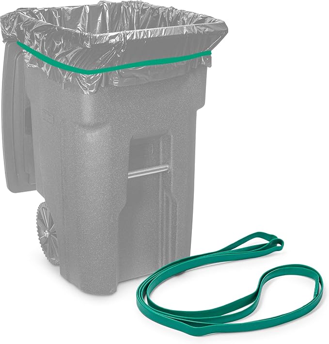 Tasker Rubber Bands for 64-65 Gallon Trash Cans (Value 6 Pack)