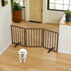 Dog Gate for Stairs,Foldable Dog Gate for Indoor Doorways House,Freestanding Pet Gates for Dogs,Doogie Puppy Fence Gate